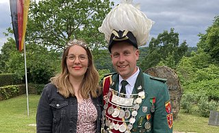 Mark und Verena Heinemann regieren die Schützen in Dringenberg. - Schützen Dringenberg
