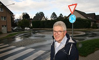 Der Kreisverkehr am Knotenpunkt Oelweg, Lange Brückenstraße und Liboriusstraße zählt zu den vielen Bauprojekten, die Ludwig Bewermeier federführend begleitet hat. - Andreas Götte