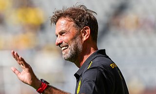Jürgen Klopp kann eines Tages Bundestrainer werden, meint Rudi Völler. - Christoph Reichwein/dpa