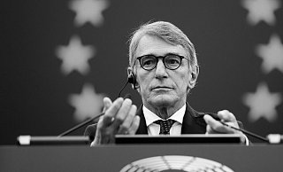 «Ciao David»: Sassoli wurde nur 65 Jahre alt. - Foto: Jean-Francois Badias/AP/dpa