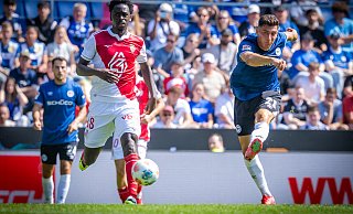 Stefano Russo ist im Mittelfeld von Arminia Bielefeld gesetzt. - Sarah Jonek Stefano Russo ist im Mittelfeld von Arminia Bielefeld gesetzt. - Sarah Jonek