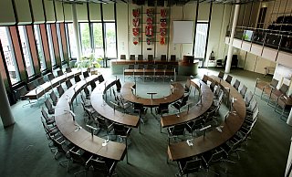 Ratssaal im Bünder Rathaus. - Copyright: Patrick Menzel