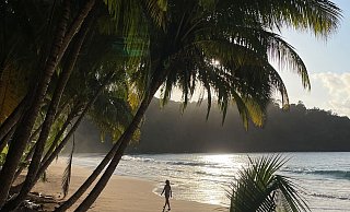 Dieser Traumstrand liegt beim «Bom Bom Resort» am Nordzipfel von Príncipe. - Manuel Meyer/dpa-tmn