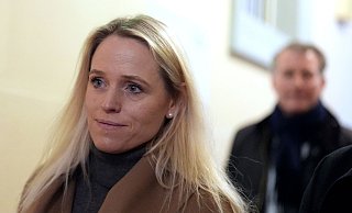 Astrid Have, die neue Frau von Stephan Hensel, sagte vor Gericht als Zeugin aus. - Marcus Brandt/dpa