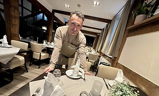 Gastronom Sergio Rollo öffnet in Delbrück die "Osteria in der Gocken Deele" gemeinsam mit seiner Schwägerin Janet Cicek. - Jens Reddeker