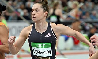 Gina Lückenkemper muss ihre Hallensaison vorzeitig beenden. - Uli Deck/dpa