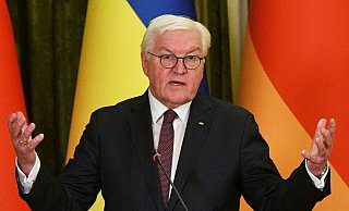 Warnt mit Blick auf China vor einseitigen Abhängigkeiten: Der deutsche Bundespräsident Frank-Walter Steinmeier. - Andrew Kravchenko/AP/dpa