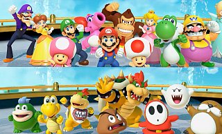 Die Auswahl der Charaktere bei "Super Mario Party Jamboree" ist groß. Wir haben 22 verschiedene Optionen, um uns ins Abenteuer zu stürzen. - Nintendo