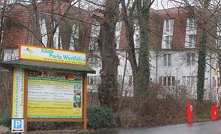 Die Klinik "Porta Westfalica" in der Oeynhausener Schweiz. - Ulf Hanke