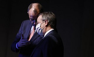 In der Stichwahl um den Parteivorsitz der CDU setzte sich Armin Laschet (rechts) gegen Friedrich Merz durch. - Picture Alliance