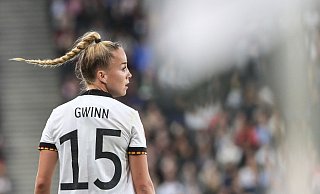 Hat beim FC Bayern München ihr Comeback gegeben: Giulia Gwinn. - Sebastian Gollnow/Deutsche Presse-Agentur GmbH/dpa