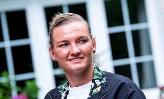 Alexandra Popp setzt vorerst ihre Karriere in der Nationalmannschaft fort. - Daniel Bockwoldt/dpa