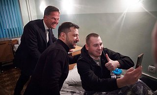 Teile der Ukraine mögen besetzt sein, aber für Präsident Selenskyj sind ihre Grenzen rechtlich nicht verhandelbar. - Uncredited/Ukrainian Presidential Press Office/AP/dpa