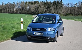 Formvollendet: Vielen gilt der Audi A2 als Designikone. - Audi AG/dpa-tmn