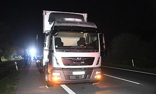 Der Lkw kam nicht mehr rechtzeitig zum Stehen.  - Andreas Eickhoff