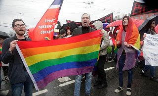 Unabhängige russische Medien weisen darauf hin, dass die Richter nicht einmal klar gestellt hätten, wer genau in ihren Augen der «LGBT-Bewegung» angehört (Archivbild). - ---/AP/dpa