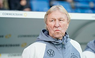 Horst Hrubesch ist der Interimstrainer der deutschen Fußballerinnen. - Uwe Anspach/dpa