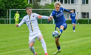 Der Einsatz von U19-Armine Glenn Gutmann (r.) gegen Saarbrücken ist fraglich. - Andreas Zobe