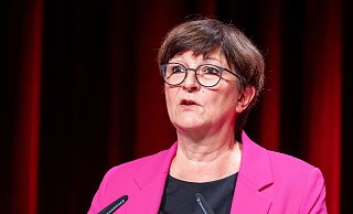 SPD-Chefin Saskia Esken sieht in der FDP-Mitgliederbefragung keine Gefahr für den Fortbestand der Ampel. - Moritz Frankenberg/dpa