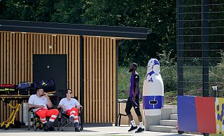 Deutschlands Abwehrchef Antonio Rüdiger fehlte im Mannschaftstraining und absolvierte nur eine kleine Laufeinheit. - Christian Charisius/dpa