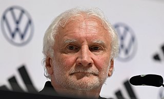 Rudi Völler wirbt um Nachsicht mit Nationalstürmer Nick Woltemade. (Archivbild) - Federico Gambarini/dpa