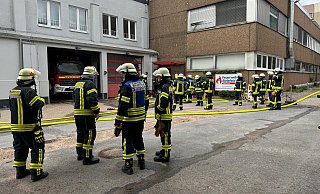 Das Feuerwehrhaus der Löschabteilung Kupferhammer nach dem Brand im Juli diesen Jahres. - Jürgen Mahncke