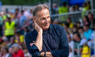 «Wir müssen es hinbekommen, dass die Menschen sich auf die EM 2024 freuen», sagt Dortmunds Geschäftsführer Hans-Joachim Watzke. - David Inderlied/dpa