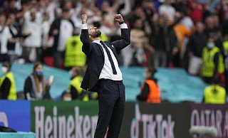Will mit England ins EM-Finale: Gareth Southgate. - Foto: Frank Augstein/Pool AP/dpa