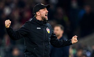 Für Sebastian Hoeneß geht mit dem Erreichen des Pokalfinals ein Traum in Erfüllung. - Tom Weller/dpa