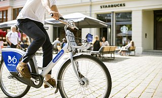 Sonnige Aussichten für Freunde des Fahrrad-Verleihs vielleicht demnächst auch in Bielefeld - denn der nächste Sommer kommt bestimmt.  - Nextbike
