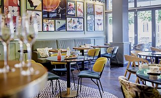 Die Brasserie in der Bielefelder Altstadt wird umgebaut. So, wie der "Alex"-Standort in Mainz, wird sie danach aussehen. - Mitchells & Butlers Germany GmbH