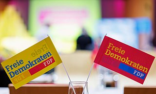 Dem Vorstoß für eine Mitgliederbefragung über die weitere Beteiligung der FDP an der Ampel-Koalition haben sich bisher mehr als 600 Parteimitglieder angeschlossen. - Daniel Karmann/dpa