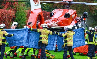 Mit einem Rettungshubschrauber war Iris Stalzer in ein Krankenhaus geflogen worden. (Archivbild) - Alex Talash/dpa