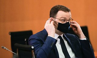 Bundesgesundheitsminister Jens Spahn (CDU) in der Kabinettssitzung. - picture alliance/dpa