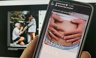 Der Paderborner Gustav Masurek und GZSZ-Star Anne Menden teilen die frohe Botschaft auf Instagram. Erst im März gaben sie dort auch ihre Verlobung bekannt. - Verena Freiberg