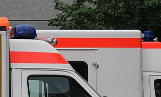 Ein Rettungswagen brachte die Frau ins Klinikum. - Pixabay