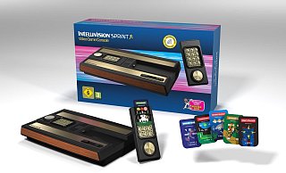 Neu, kleiner - Holz gibt es noch: Die Konsole Intellivision kommt als Retro-Neuauflage zurück. - Intellivision Sprint/Plaion/dpa-tmn