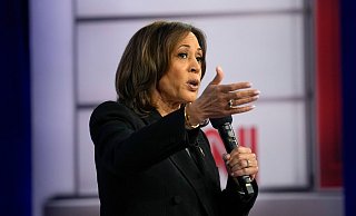 Harris hält Trump für zunehmend instabil. - Matt Rourke/AP/dpa