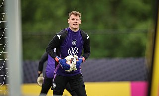 Torwart Alexander Nübel beim DFB-Training in Blankenhain. - Christian Charisius/dpa