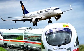 Schnellzüge und Flugzeuge der Lufthansa sollen den Namen Rheda-Wiedenbrück tragen, um die Stadt bekannter zu machen. Das beantragt die FDP, die sicher nichts dagegen hätte, wenn auch ihr Schriftzug auf dem IC einen Platz finden würde. - Andreas Frücht