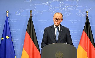 Kanzler Friedrich Merz will russische Vermögenswerte zugunsten der Ukraine nutzen. - Ansgar Haase/dpa