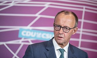 «Dringlichkeit, jetzt auch in der Frage der Migration zu schnellen Entscheidungen zu kommen, hat sich noch mal erhöht»: Friedrich Merz. - Michael Kappeler/dpa