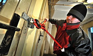 In Bünde registrierte die Polizei zuletzt weniger Einbrüche. - Andreas Frücht