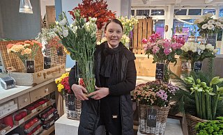 Julia Westphal (43) zieht die Reißleine und schließt ihr Blumengeschäft "Edel & Kraut" im Kreis Gütersloh fünf Jahre und einem Monat nach der Eröffnung. - Uwe Pollmeier