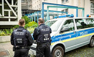 Am Bielefelder Landgericht wurde der Prozess gegen Berat Nimani und eine seiner Schwester fortgesetzt. - Barbara Franke Am Bielefelder Landgericht wurde der Prozess gegen Berat Nimani und eine seiner Schwester fortgesetzt. - Barbara Franke
