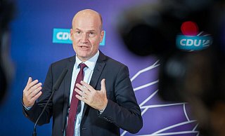 Unions-Fraktionschef Ralph Brinkhaus (CDU). - picture alliance/dpa