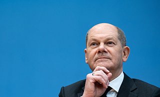 SPD-Politiker Olaf Scholz hat heute im Bundestag seinen großen Auftritt. - Foto: Bernd Von Jutrczenka/dpa