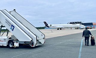 Die Lufthansa verlässt den Airport Paderborn/Lippstadt. - Jens Reddeker (Archiv)