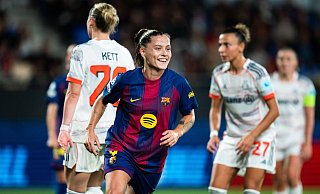 Barcelona und Claudia Pina drehen gegen die Bayern auf - Joan Gosa/XinHua/dpa