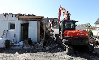 Das Haus wurde komplett zerstört. - Wolfgang Rudolf